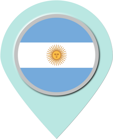 Argentina Location Pin